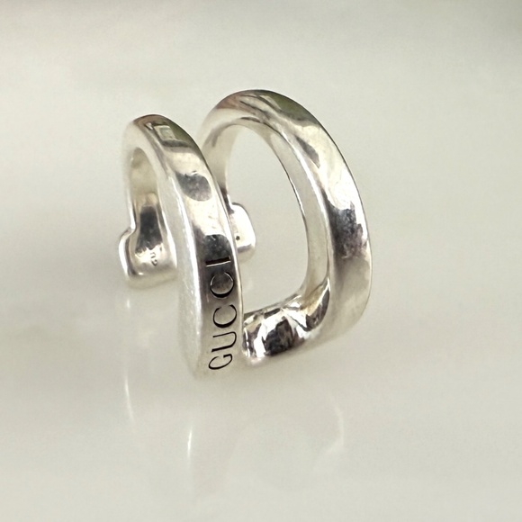 GUCCI 773042 Silver AG925 Earring Ear Cuffs - Picture 5 of 7